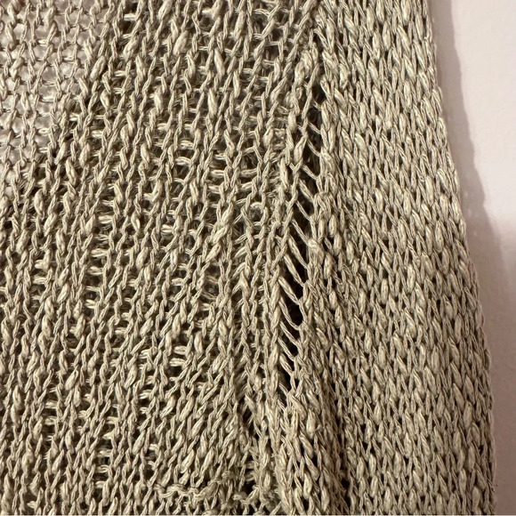 Aritzia Talula Asymmetrical Open Knit Sweater Women Size  S - Picture 8 of 9